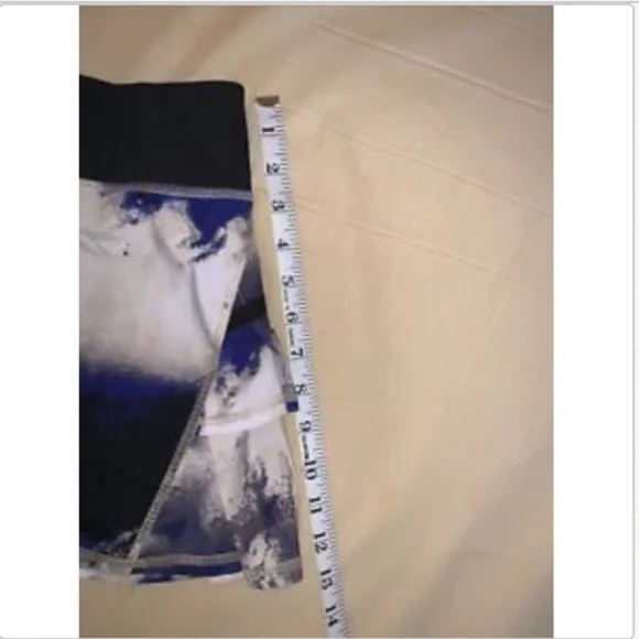 Lululemon Run Pace Setter Blue Black Ombre Skirt - Picture 3 of 6